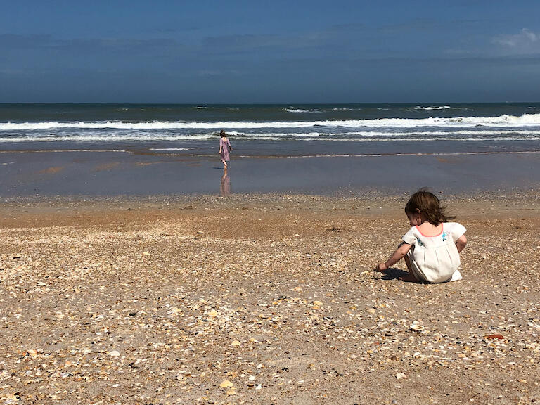 Kids love being at the beach